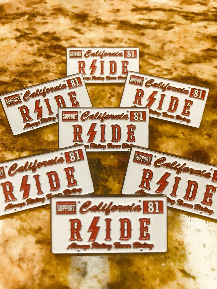 Hell's Angels RSIDE - “California License Plate” Pin