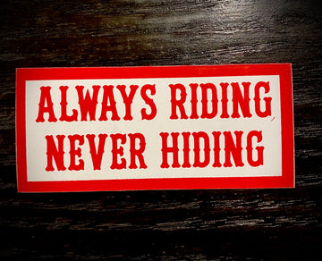 Always riding sticker #93