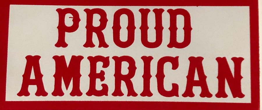 Proud American sticker #109