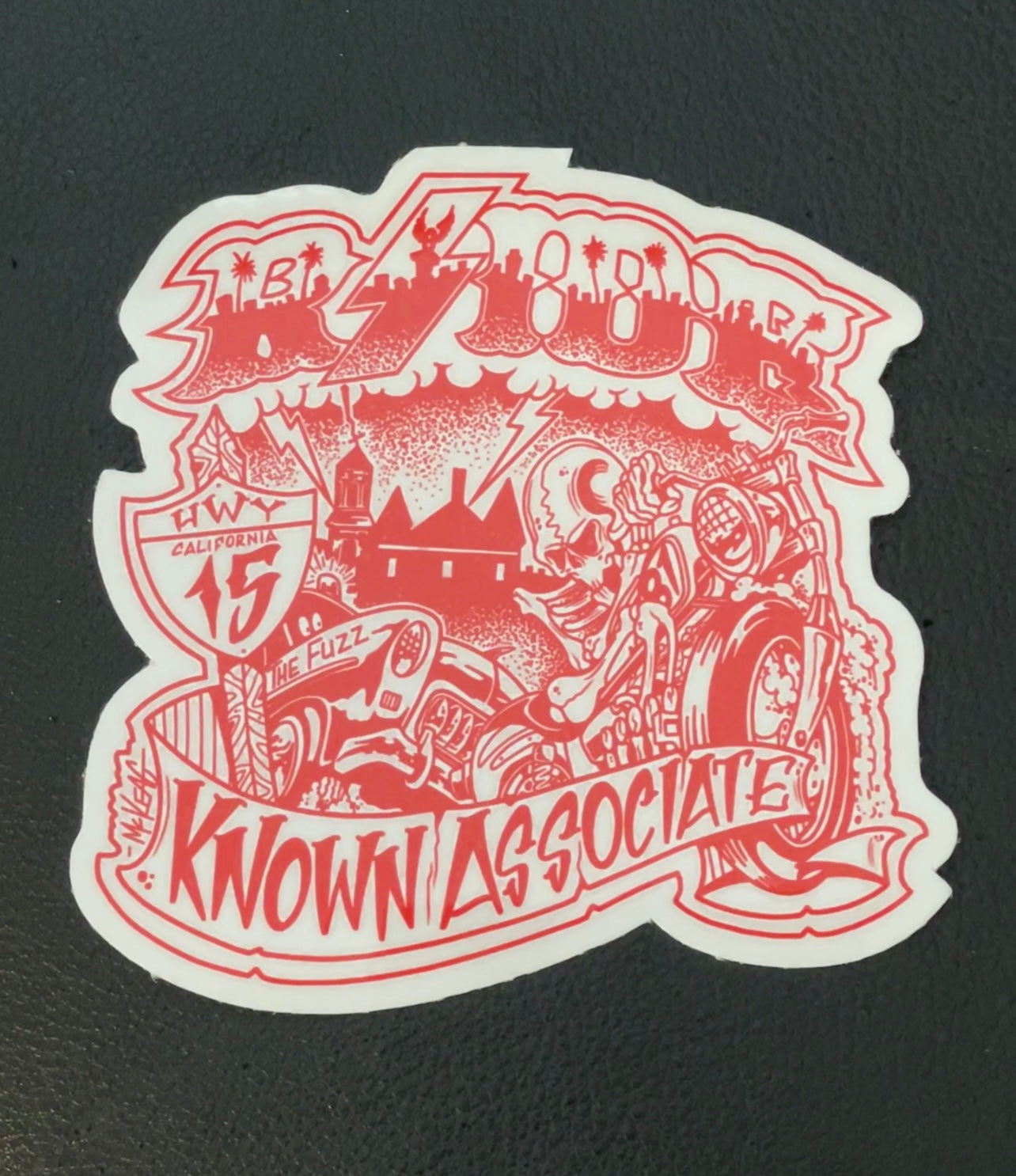 RSIDE Known Associate sticker – RSIDE 81 Support Gear
