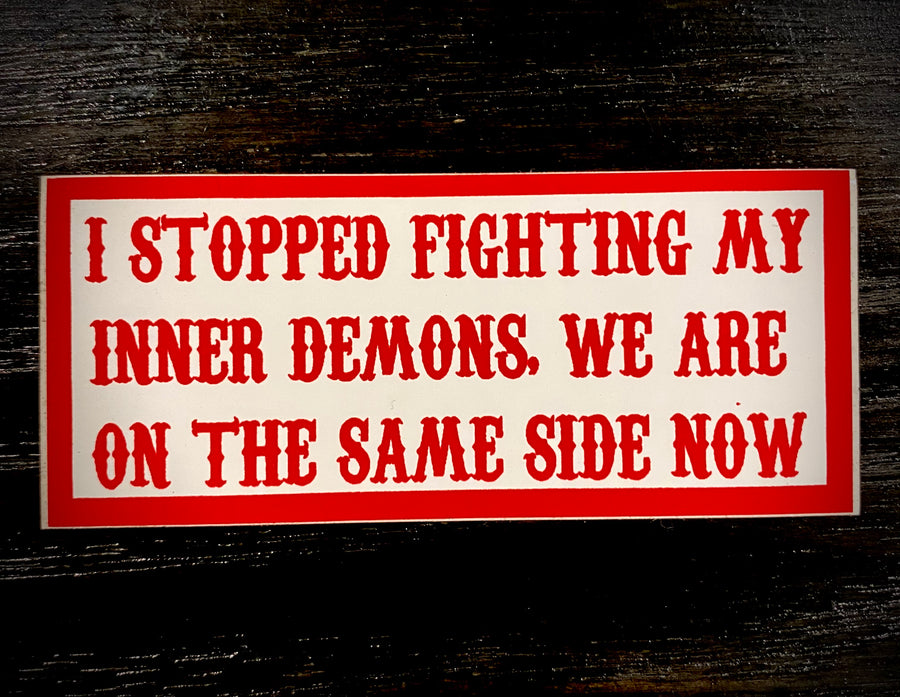 I stopped fighting sticker #34