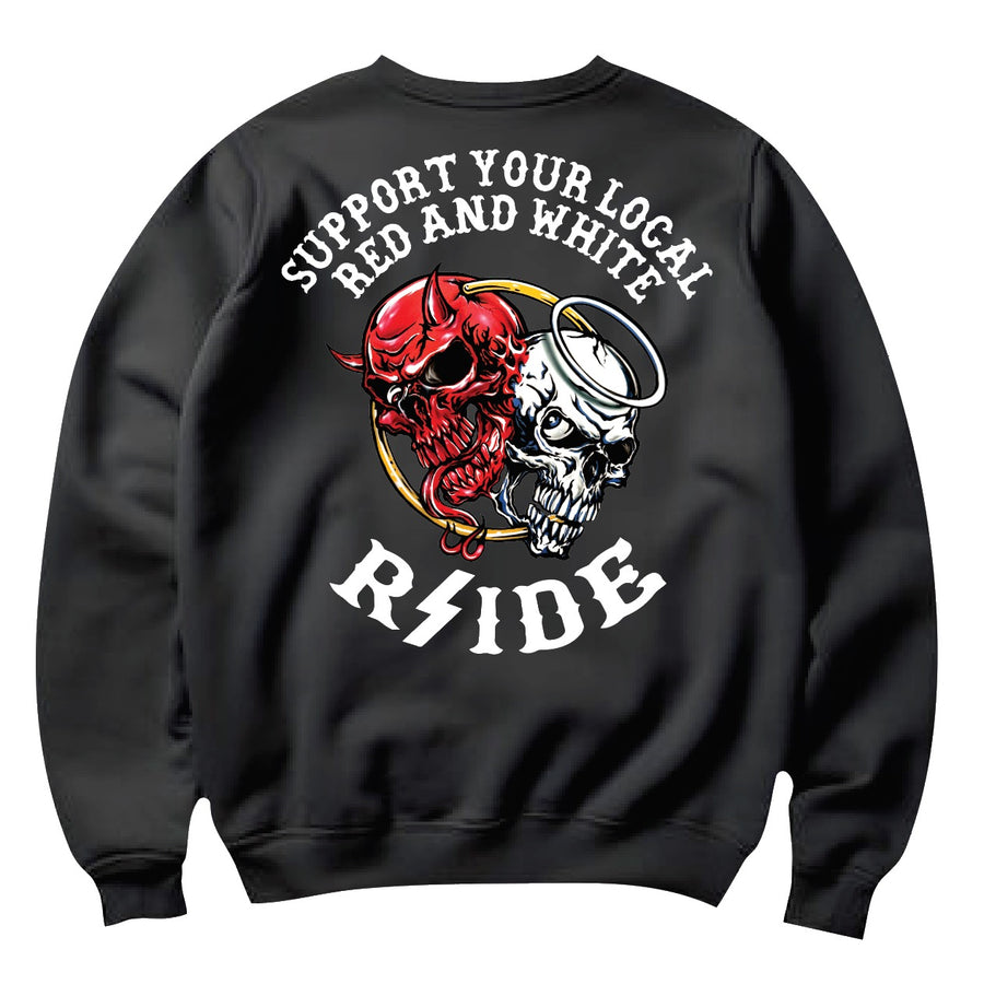 Heaven and Hell crewneck