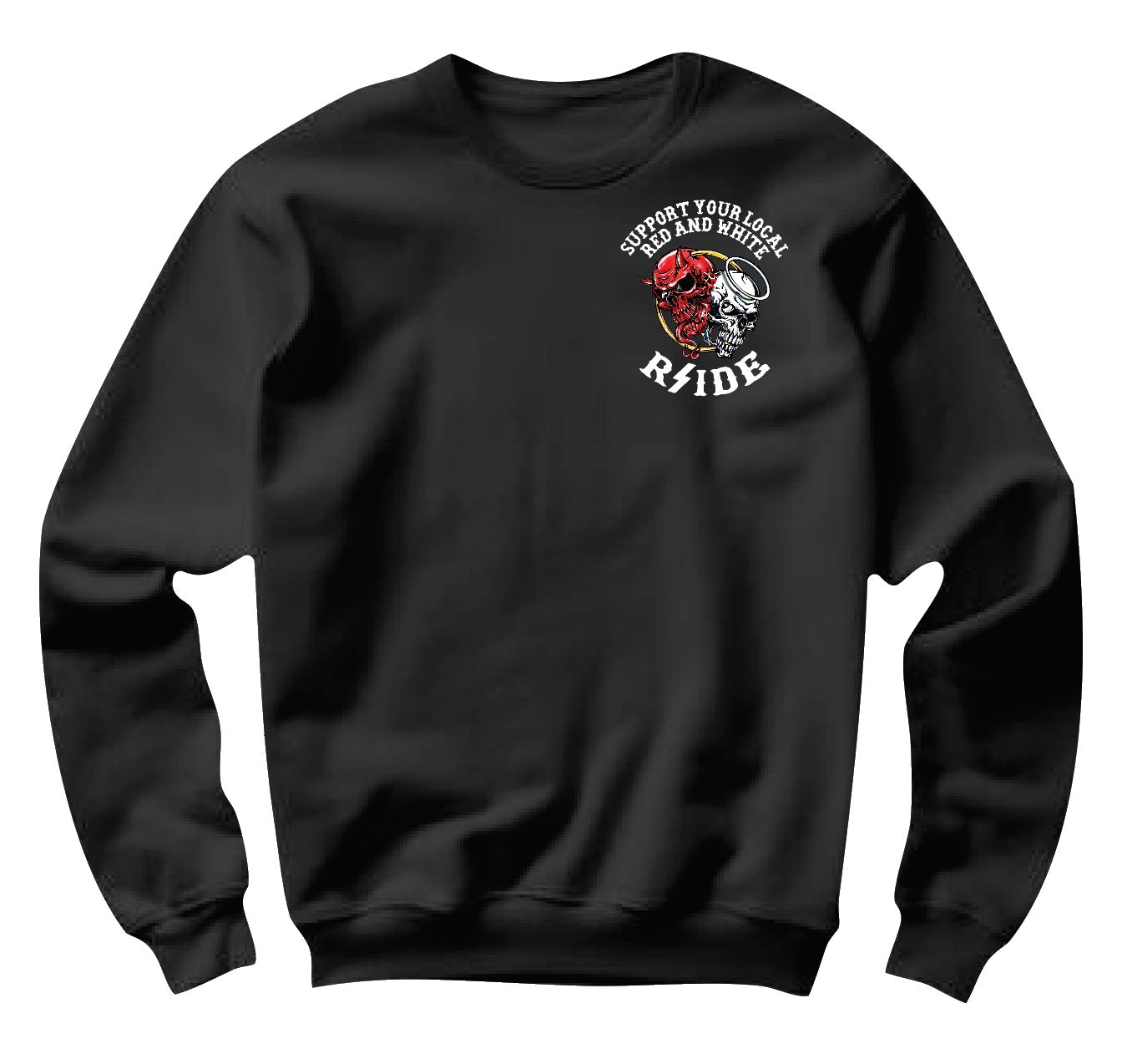 Heaven and Hell crewneck – RSIDE 81 Support Gear