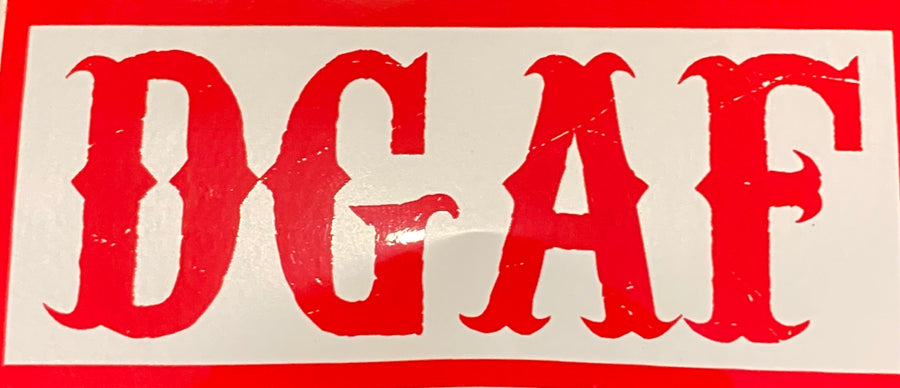 DGAF sticker #50