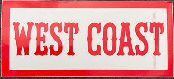 West Coast sticker #123