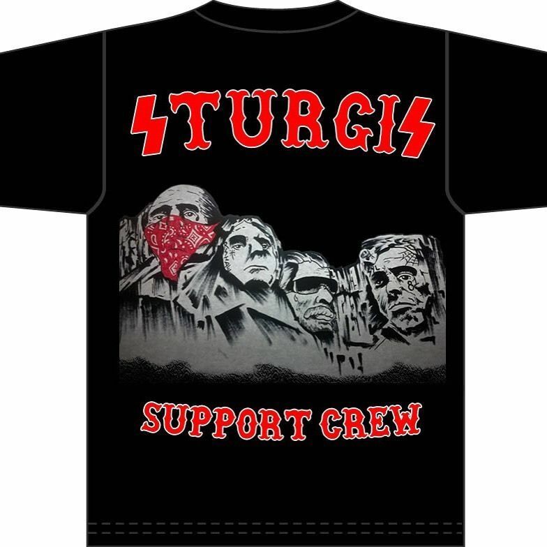 Hells Angels RSIDE STURGIS SUPPORT CREW tshirt