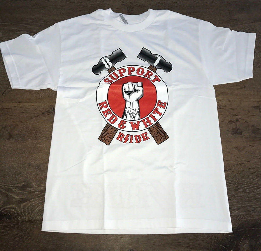 Hells Angels Rside FIST WITH HAMMER support T-Shirt