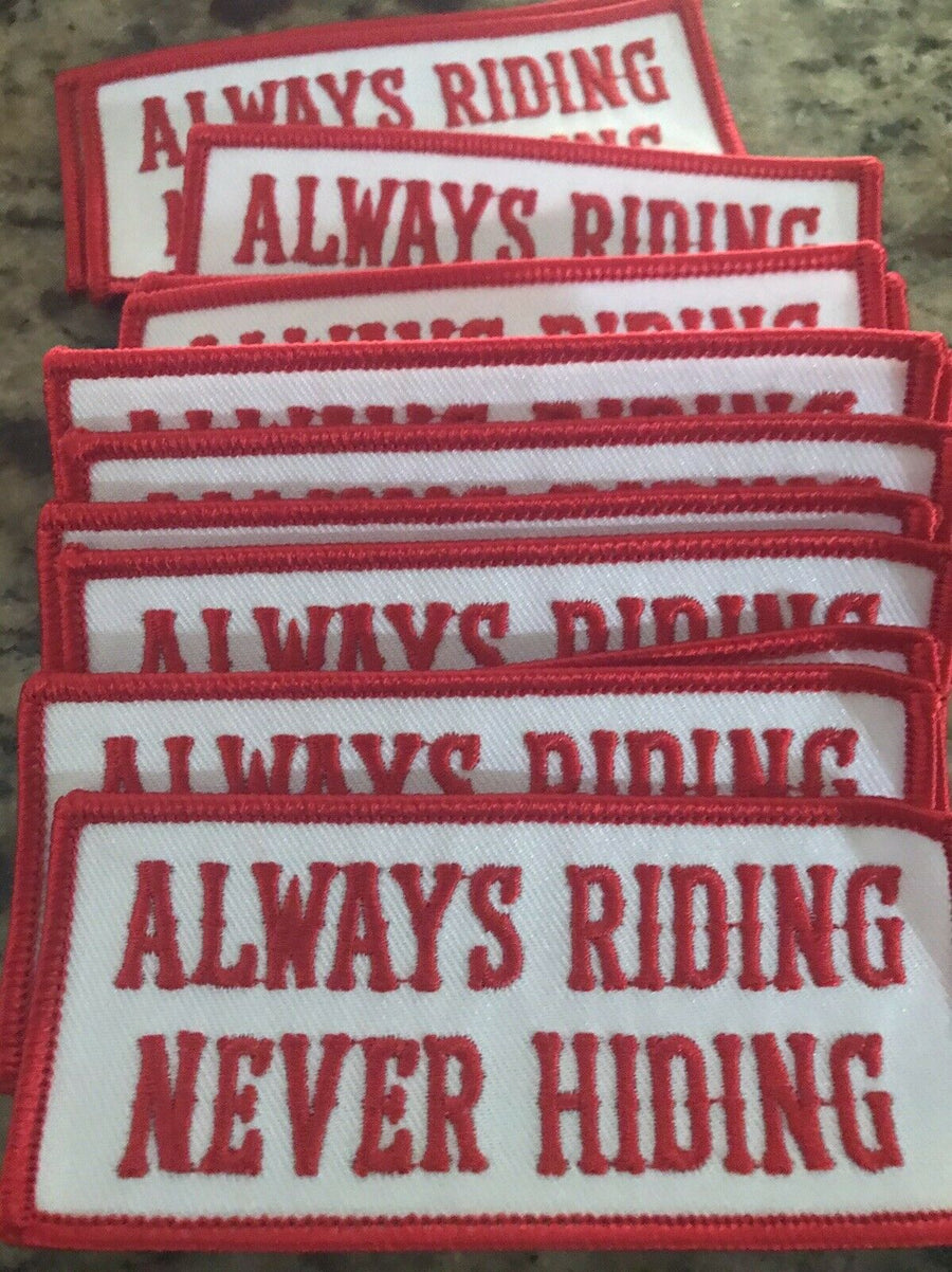 Hells Angels - RSIDE “Always Riding - Never Hiding” Support Patch