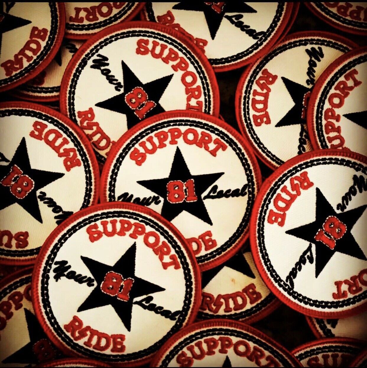 Hell’s Angels -RSIDE- “ALL STAR” Support Patches – RSIDE 81 Support Gear