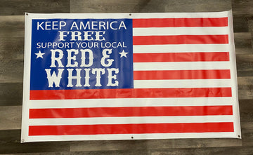 Keep America free banner