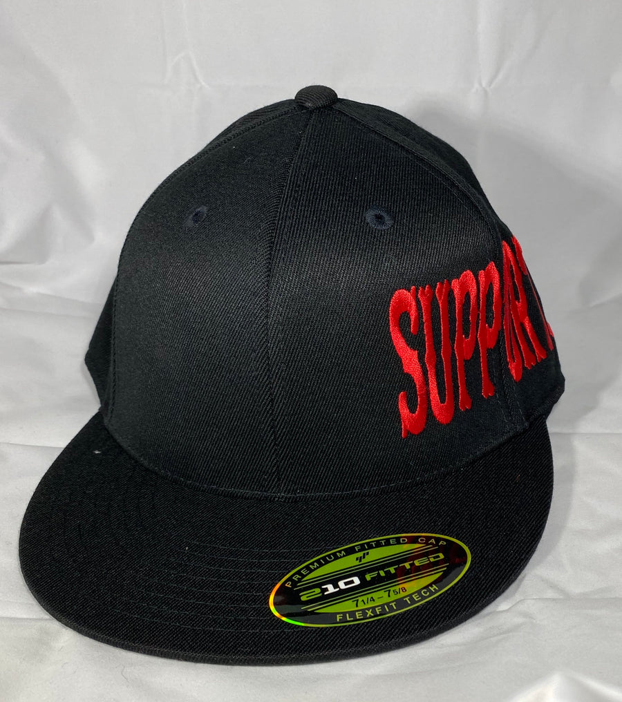 Hells Angels black support 81 hat