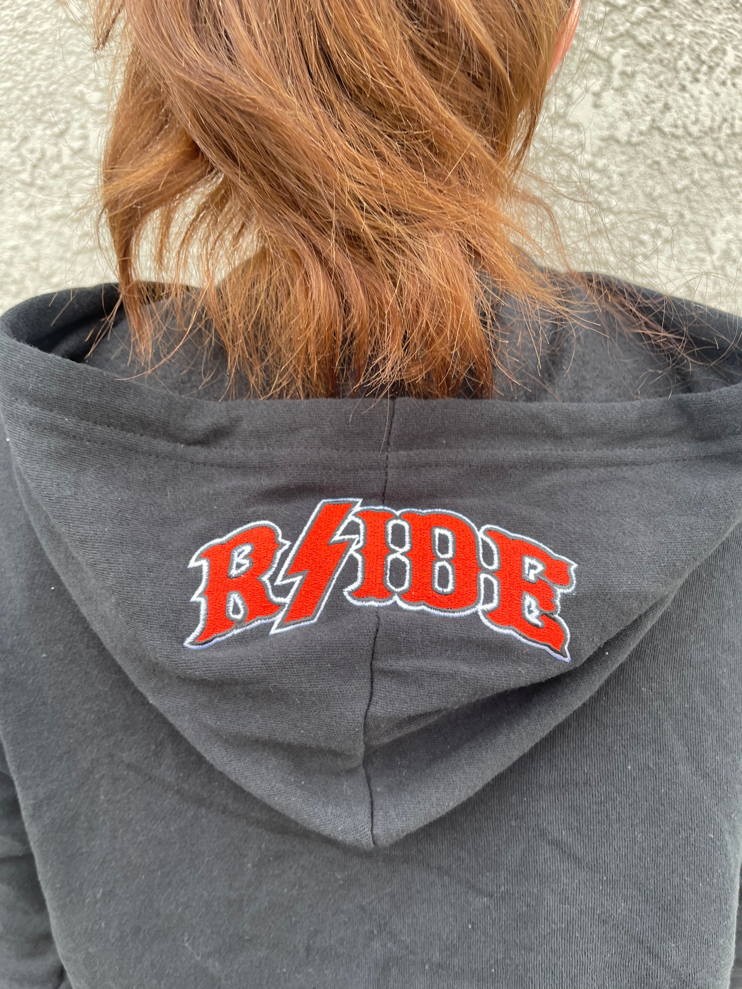 Womens black Heaven & Hell crop top – RSIDE 81 Support Gear