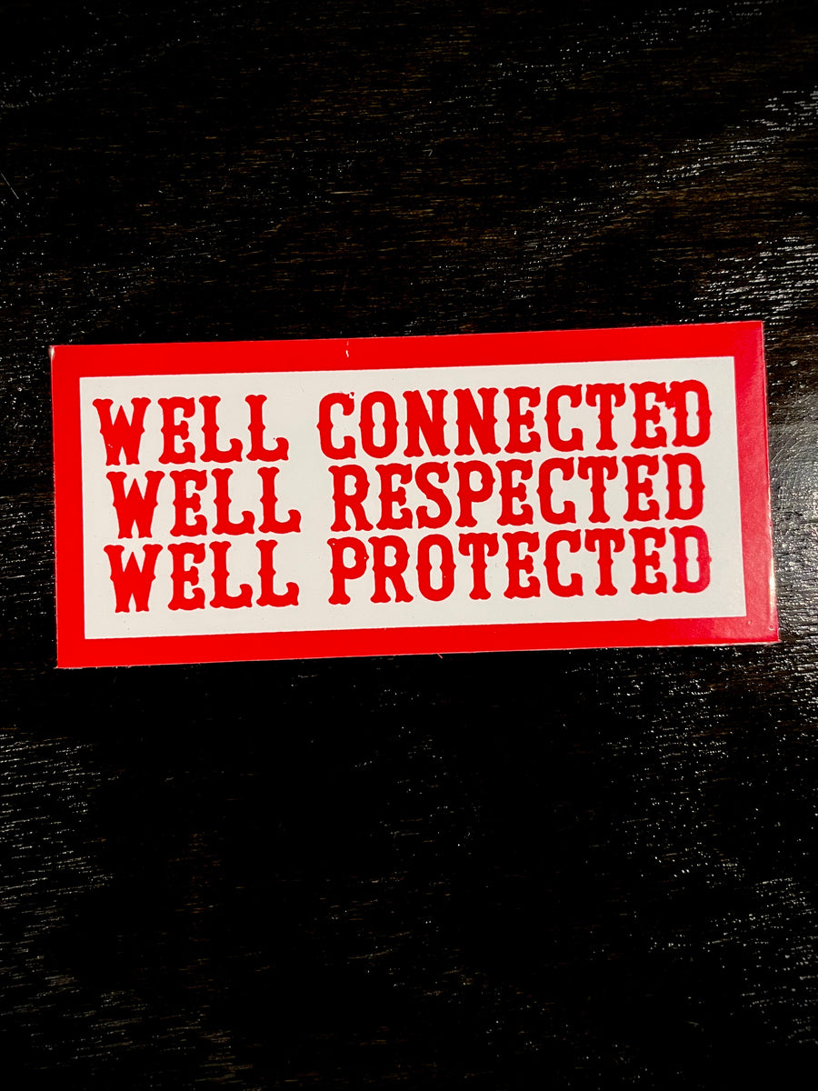 Well connected sticker #144
