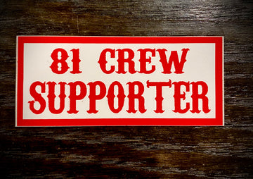 81 crew supporter sticker #60