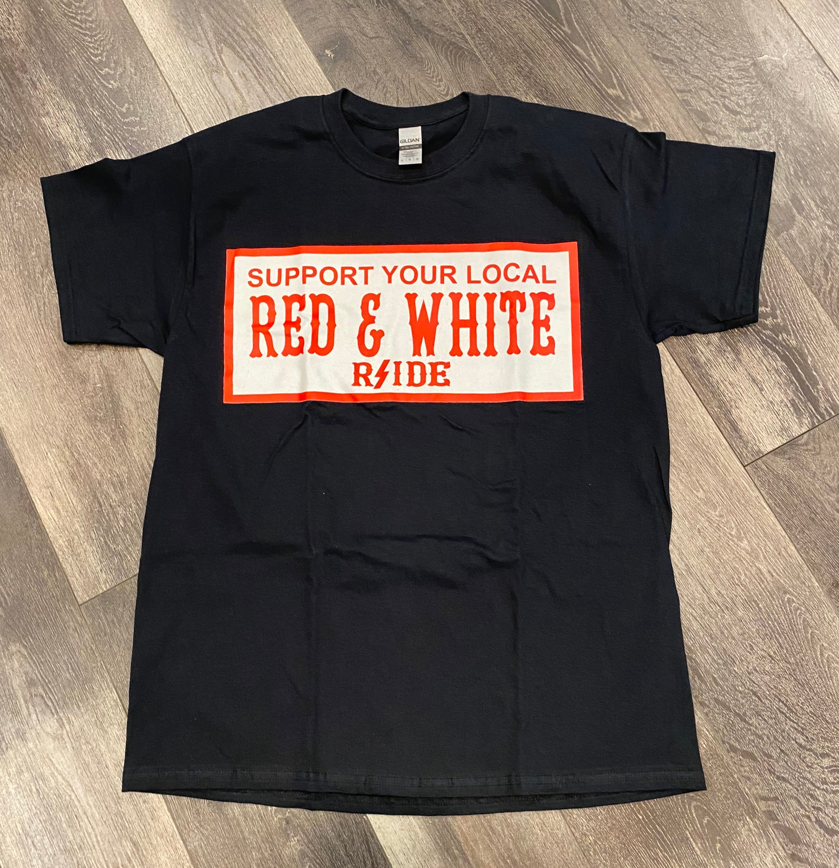 hells angels mc support gear sticker T-Shirt – RSIDE 81 Support videogame soundtrack Color:Sandeel PranGearView - World of