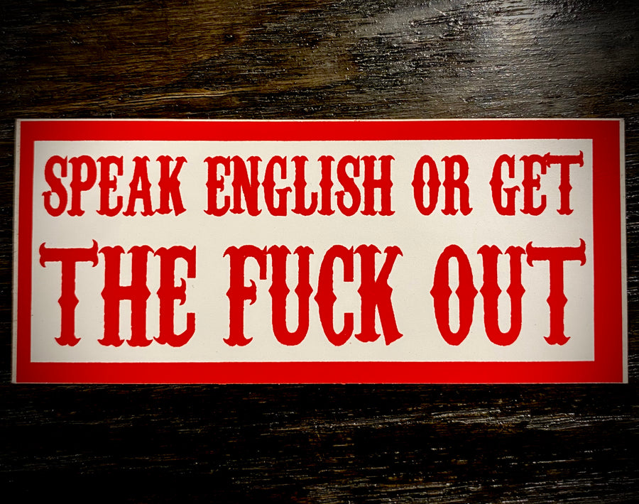 Speak English sticker #149