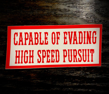 Capable of evading sticker #85