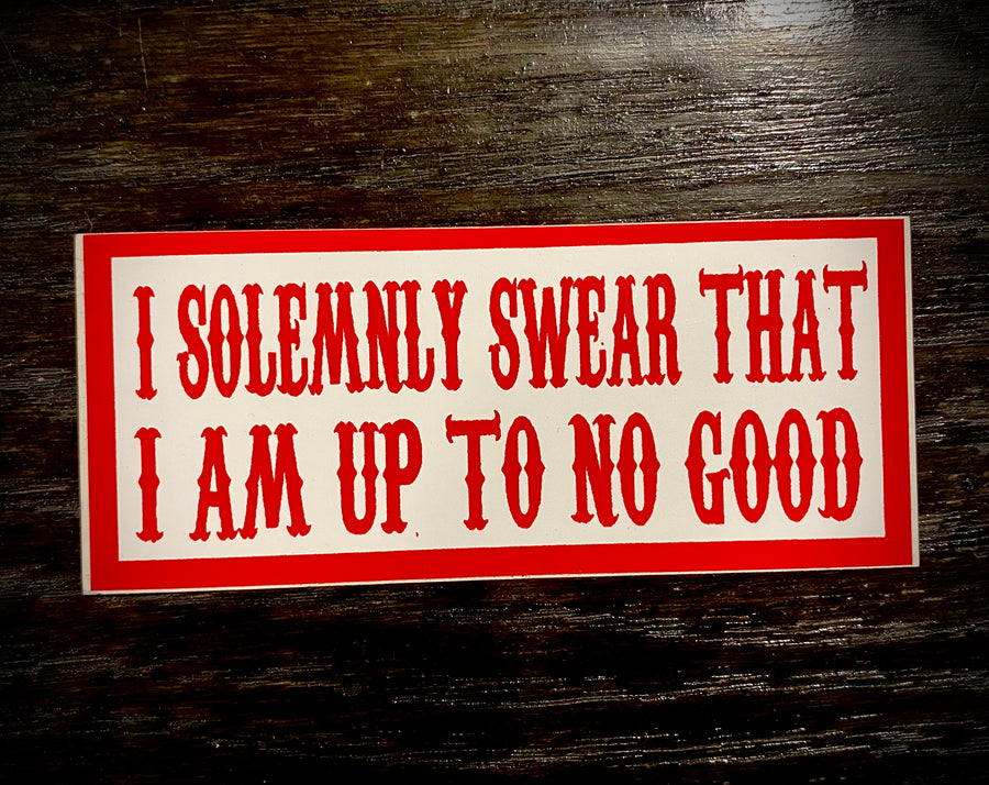 I solemnly swear sticker #79