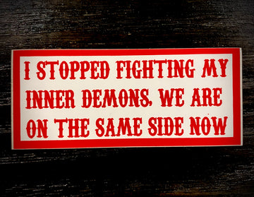 I stopped fighting sticker #34