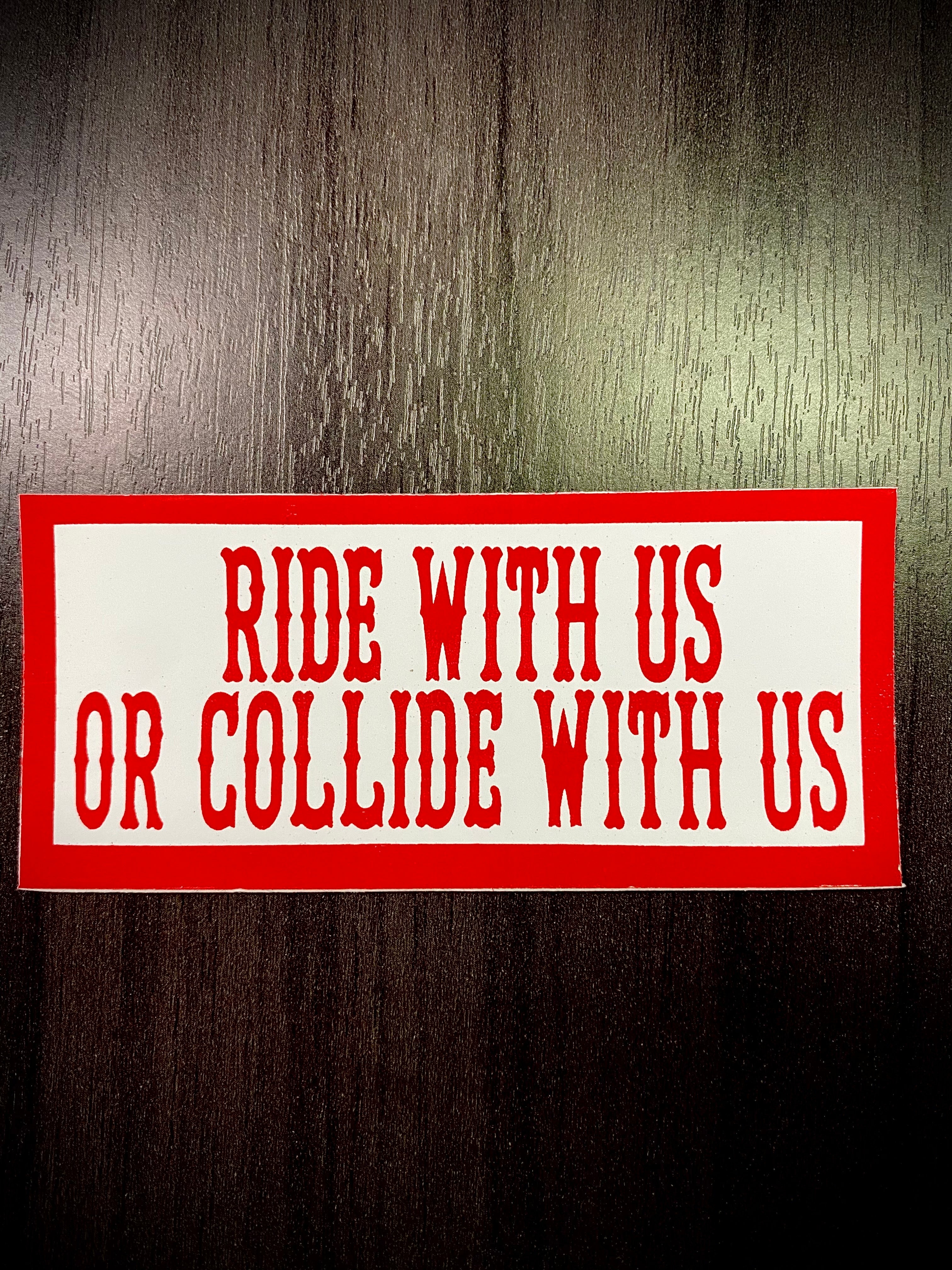 Ride with us sticker #53 – RSIDE 81 Support Gear