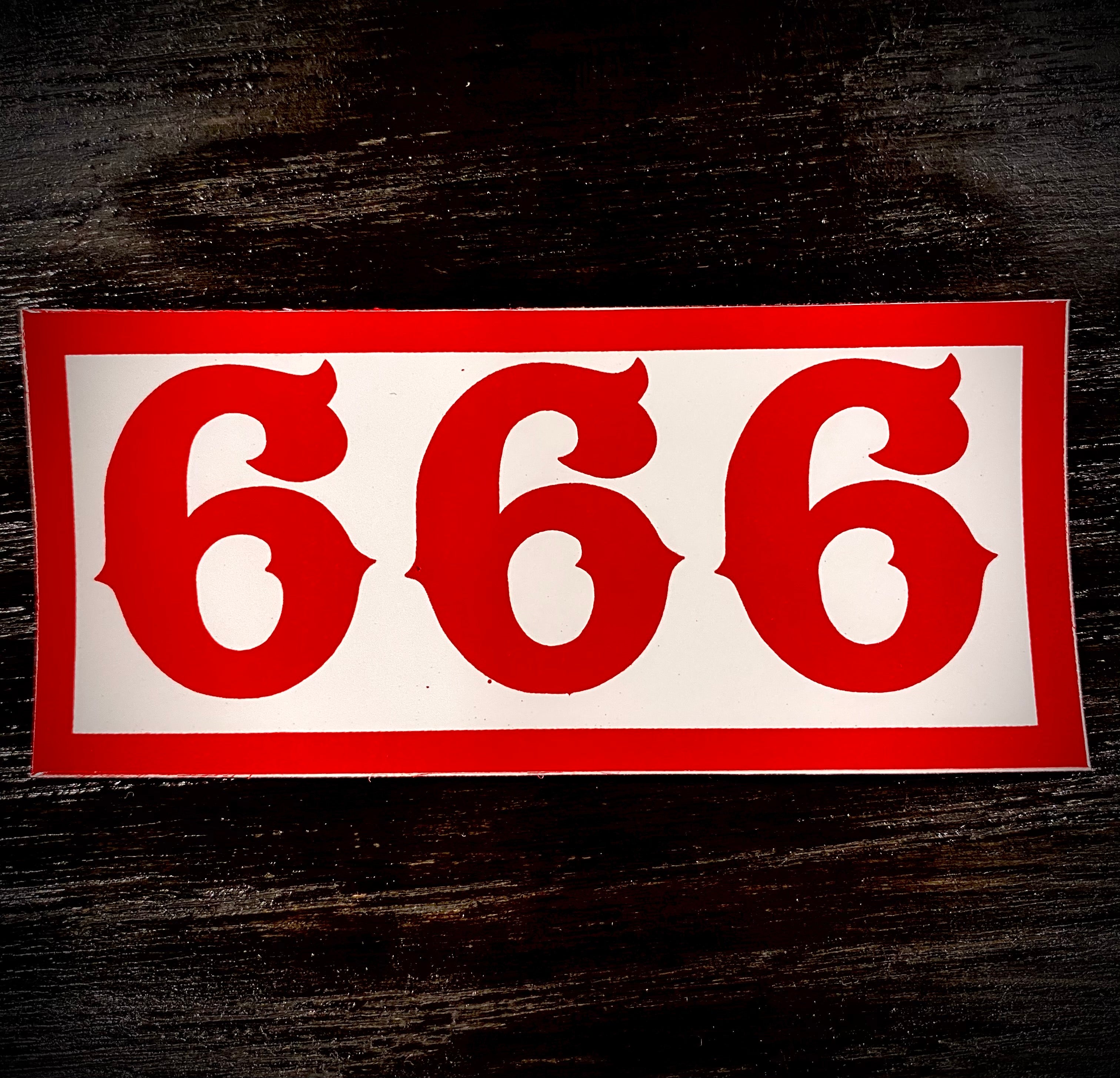 666 sticker #10 – RSIDE 81 Support Gear
