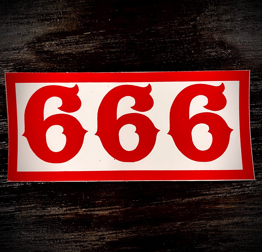 666 sticker #10