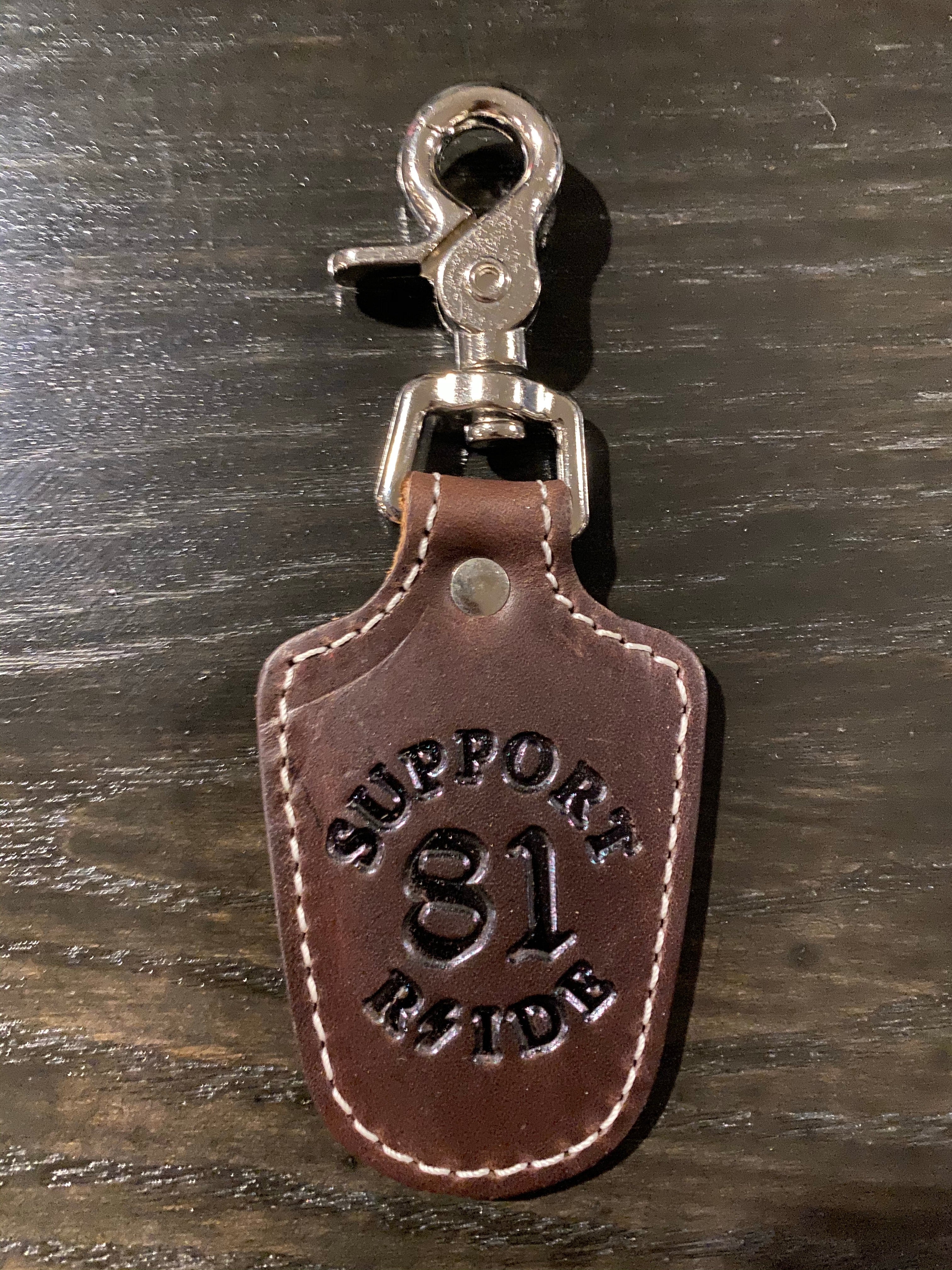 Leather key fob cover – RSIDE 81 Support Gear