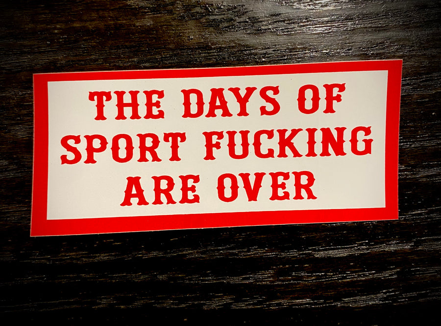 The days of sport sticker #77