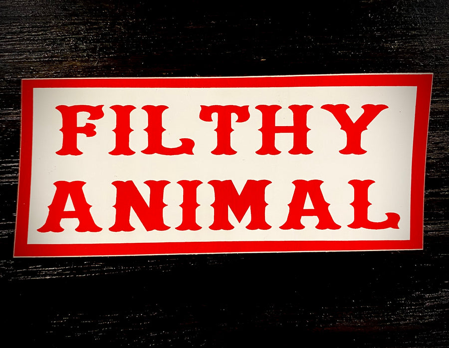 Filthy animal sticker #30
